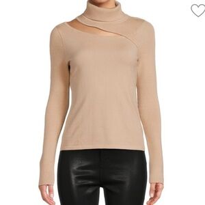L’Agence Everlee Cutout turtle neck sweater size M